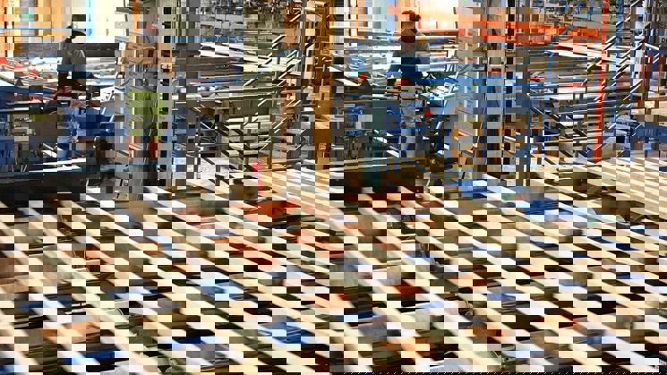 virkessortering på sågverk