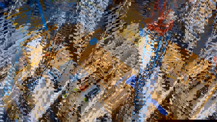 magasin x som byggarbetsplats